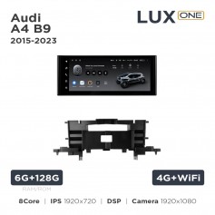 Штатна магнітола Teyes LUX ONE 6+128 Gb Audi A4 B9 2015-2023 12.3"