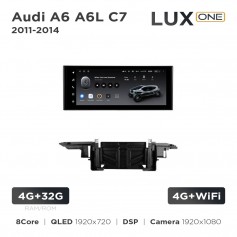 Штатна магнітола Teyes LUX ONE 6+128 Gb Audi A6 A6L C7 2011-2014