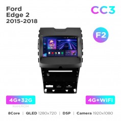 Штатна магнітола Teyes CC3 4+32 Gb Ford Edge 2 2015-2018 (F2) 9"