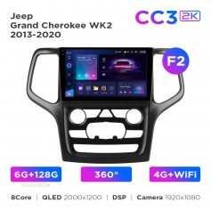 Штатна магнітола Teyes CC3 2k 6+128 Gb 360° Jeep Grand Cherokee WK2 2013-2020 (F2) 9