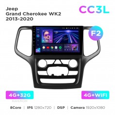 Штатна магнітола Teyes CC3L 4+32 Gb Jeep Grand Cherokee WK2 2013-2020 (F2) 9"