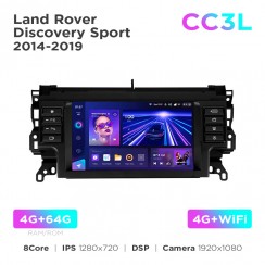 Штатна магнітола Teyes CC3L 4+64 Gb Land Rover Discovery Sport 2014-2019 9"