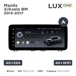 Штатная магнитола Teyes LUX ONE 4+32 Gb Mazda 3 / Axela BM 2013-2017 (A) 12.3"