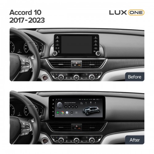 Штатная магнитола Teyes LUX ONE 4+32 Gb Honda Accord 10 CV 2017-2023 (A) 12.3"