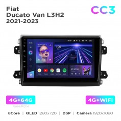 Штатна магнітола Teyes CC3 4+64 Gb Fiat Ducato Van L3H2 2021-2023 9