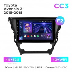 Штатна магнітола Teyes CC3 4+32 Gb Toyota Avensis 3 2015-2018 (F2) 10"