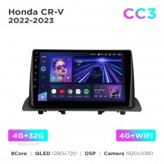 Штатна магнітола Teyes CC3 4+32 Gb Honda CR-V (0 Din) 2022-2023 10"