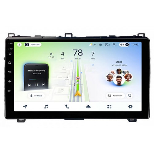 Штатная магнитола Teyes CC4L 6+64 Gb Toyota Corolla 11 2017-2018 9"
