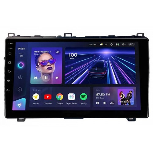 Штатная магнитола Teyes CC3 4+64 Gb Toyota Corolla 11 2017-2018 9"