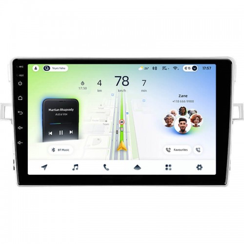 Штатная магнитола Teyes CC4L 6+64 Gb Toyota Verso R20 2009-2018 (F1) 9"