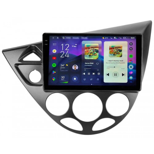 Штатная магнитола Teyes CC4 Pro 2k 12+256 Gb Ford Focus 1 (Left hand driver) 1998-2005 9"