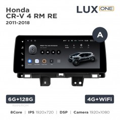 Штатна магнітола Teyes LUX ONE 4+32 Gb Honda CR-V 4 RM RE 2011-2018 (A) 12.3"