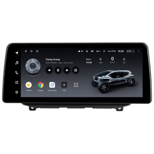 Штатна магнітола Teyes LUX ONE 4+32 Gb Hyundai Santa Fe 4 2018-2021 12.3"