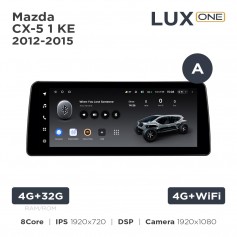 Штатна магнітола Teyes LUX ONE 4+32 Gb Mazda CX-5 1 KE 2012-2015 (A) 12.3"