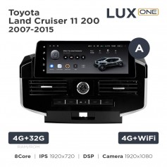 Штатная магнитола Teyes LUX ONE 4+32 Gb Toyota Land Cruiser 11 200 2007-2015 (A) 12.3"