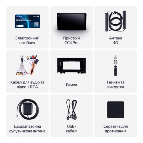 Штатная магнитола Teyes CC4 Pro 2k 12+256 Gb Citroen C3 2022-2023 10"