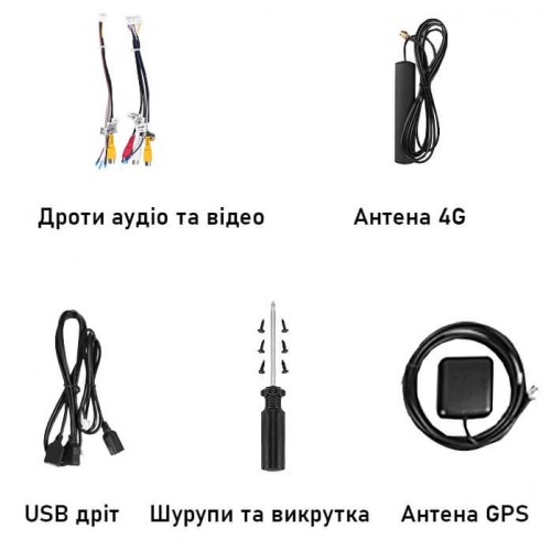 Універсальна штатна магнітола Teyes LUX ONE 4+32 Gb 12.3" (Round Corner)