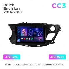 Штатная магнитола Teyes CC3 4+32 Gb Buick Envision 2014-2018 10"