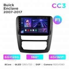 Штатна магнітола Teyes CC3 6+128 Gb 360° Buick Enclave 2007-2017 (F1) 9"