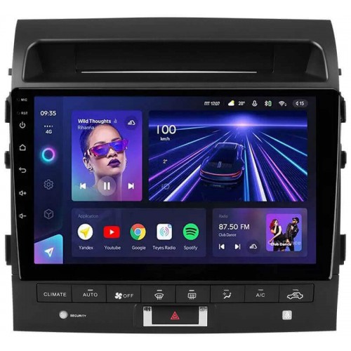 Штатная магнитола Teyes CC3 4+32 Gb Toyota Land Cruiser 200 11 2007-2015 (F3) (B) 10"
