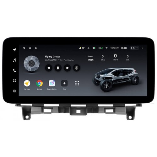 Штатна магнітола Teyes LUX ONE 6+128 Gb Honda Crosstour 1 TF 2009-2015 12.3"
