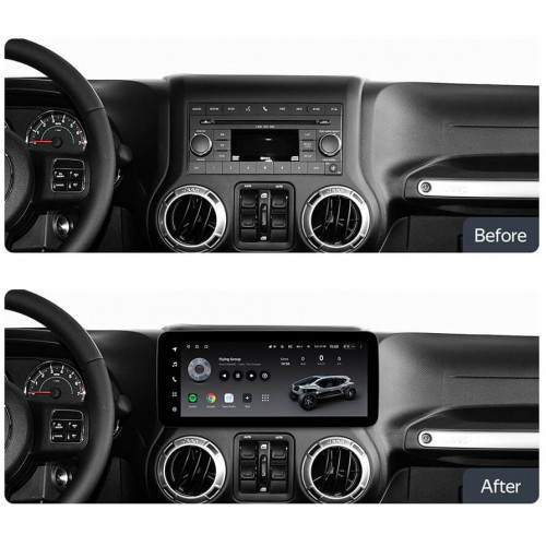 Штатна магнітола Teyes LUX ONE 4+32 Gb Jeep Wrangler 3 JK (YJ) 2010-2018 12.3"