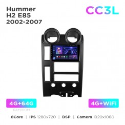 Штатная магнитола Teyes CC3L 4+64 Gb Hummer H2 E85 2002-2007 9"