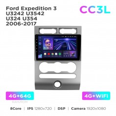 Штатная магнитола Teyes CC3L 4+64 Gb Ford Expedition 3 U3242 U3542 U324 U354 2006-2017 9"