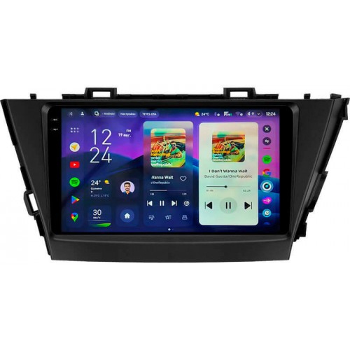 Штатна магнітола Teyes CC4 Pro 2k 12+256 Gb Toyota Prius Plus / V / Alpha 2012-2017 9"