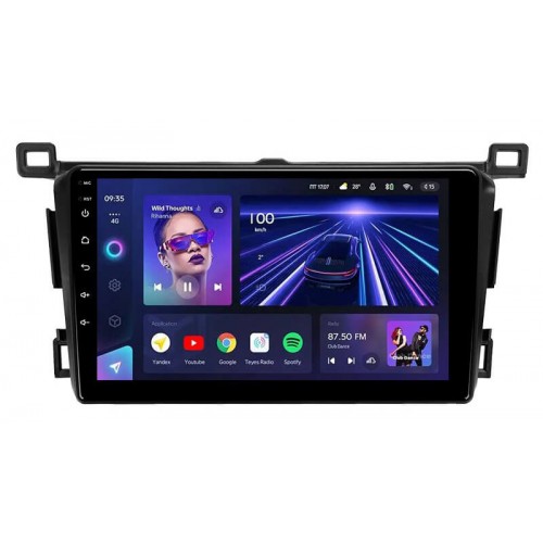 Штатна магнітола Teyes CC3 4+64 Gb Toyota RAV4 4 XA40 5 XA50 (Right hand drive) 2012-2018 9"
