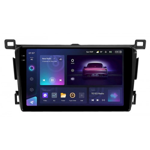Штатна магнітола Teyes CC3 2k 4+64 Gb Toyota RAV4 4 XA40 5 XA50 (Right hand drive) 2012-2018 9"