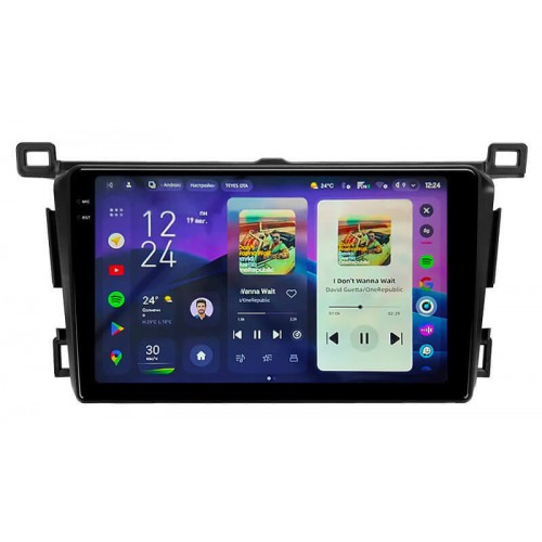 Штатна магнітола Teyes CC4 2k 8+128 Gb Toyota RAV4 4 XA40 5 XA50 (Right hand drive) 2012-2018 9"