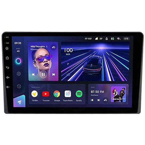 Штатна магнітола Teyes CC3L 4+64 Gb Audi Q5 2010-2018 LHD Black 9"