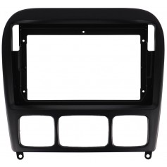 Перехідна рамка під Mercedes-Benz S-Class W220 1998-2005 Black 9"