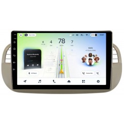 Штатная магнитола Teyes CC4L 4+64 Gb Fiat 500 2007-2015 Beige 9"