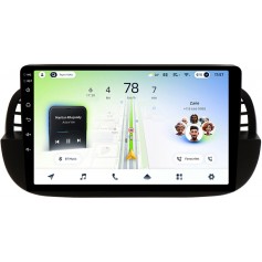 Штатна магнітола Teyes CC4L 6+64 Gb Fiat 500 2007-2015 Black 9"