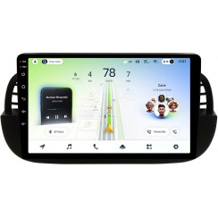 Штатна магнітола Teyes CC4L 6+64 Gb Fiat 500 2007-2015 Black 9"