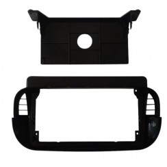 Переходная рамка под Fiat 500 2007-2015 Black 9"