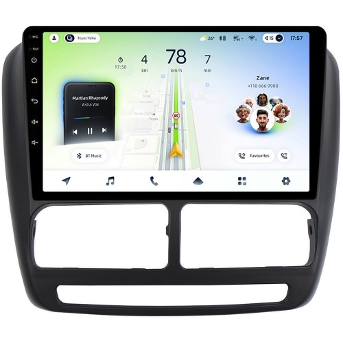 Штатна магнітола Teyes CC4L 4+64 Gb Fiat Doblo 2 263 2009-2015/Opel Combo 2011-2018 9"