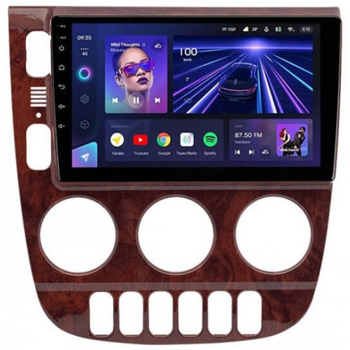 Штатна магнітола Teyes CC3 6+128 Gb Mercedes-Benz M-Class ML320 W163 2003-2005 LHD Wooden 9"