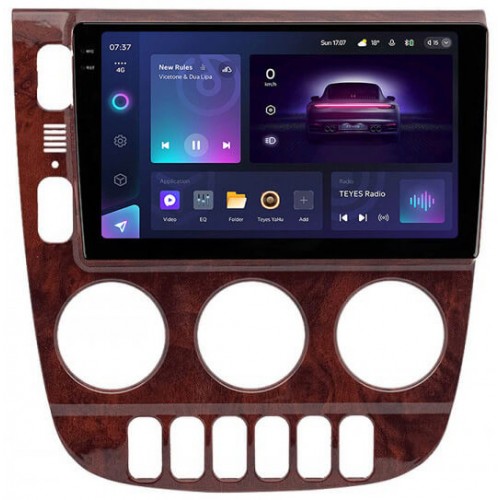 Штатна магнітола Teyes CC3 2k 6+128 Gb 360° Mercedes-Benz M-Class ML320 W163 2003-2005 LHD Wooden 9"
