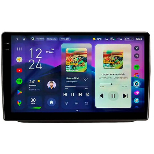 Штатна магнітола Teyes CC4 Pro 2k 8+128 Gb Skoda Fabia/Rapid 2007-2014 Sliver 10"