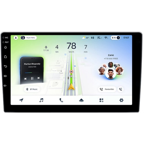 Штатна магнітола Teyes CC4L 4+64 Gb Skoda Fabia/Rapid 2007-2014 Sliver 10"