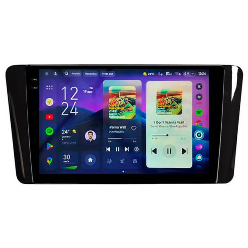 Штатная магнитола Teyes CC4 Pro 2k 8+128 Gb Skoda Kamiq ScoutLine/Volkswagen Polo 2021+ 10"