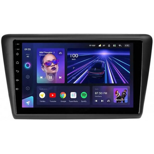 Штатна магнітола Teyes CC3L 4+32 Gb Skoda Rapid NH1 NH3 2012-2018 9"