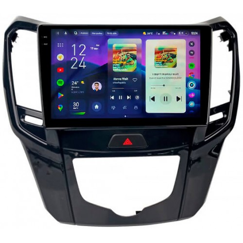 Штатна магнітола Teyes CC4 Pro 2k 8+128 Gb Great Wall M4 Haval H1 2014+ LHD 10"