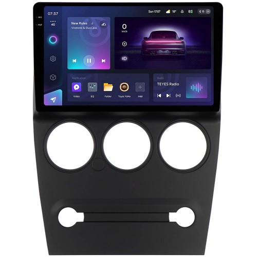 Штатна магнітола Teyes CC3 2k 4+32 Gb Citroen C-Elysee 2008-2013 Black 9"