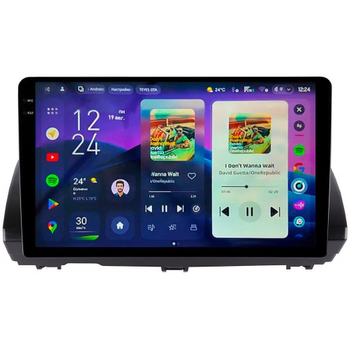 Штатна магнітола Teyes CC4 2k 6+64 Gb Renault Sandero 2021+ LHD 10"