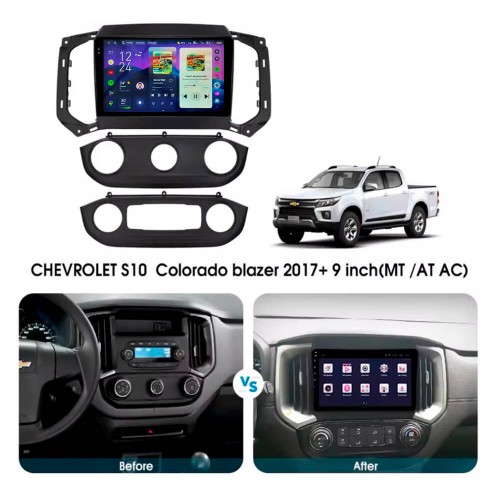Штатная магнитола Teyes CC4 2k 8+128 Gb Chevrolet Colorado/Blazer/S10, Isuzu D-MAX 2017-2019 9"