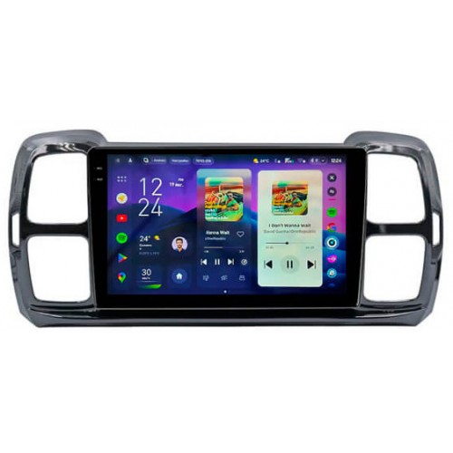 Штатная магнитола Teyes CC4 2k 8+128 Gb Citroen C5 Aircross 2017 UV Black 9"